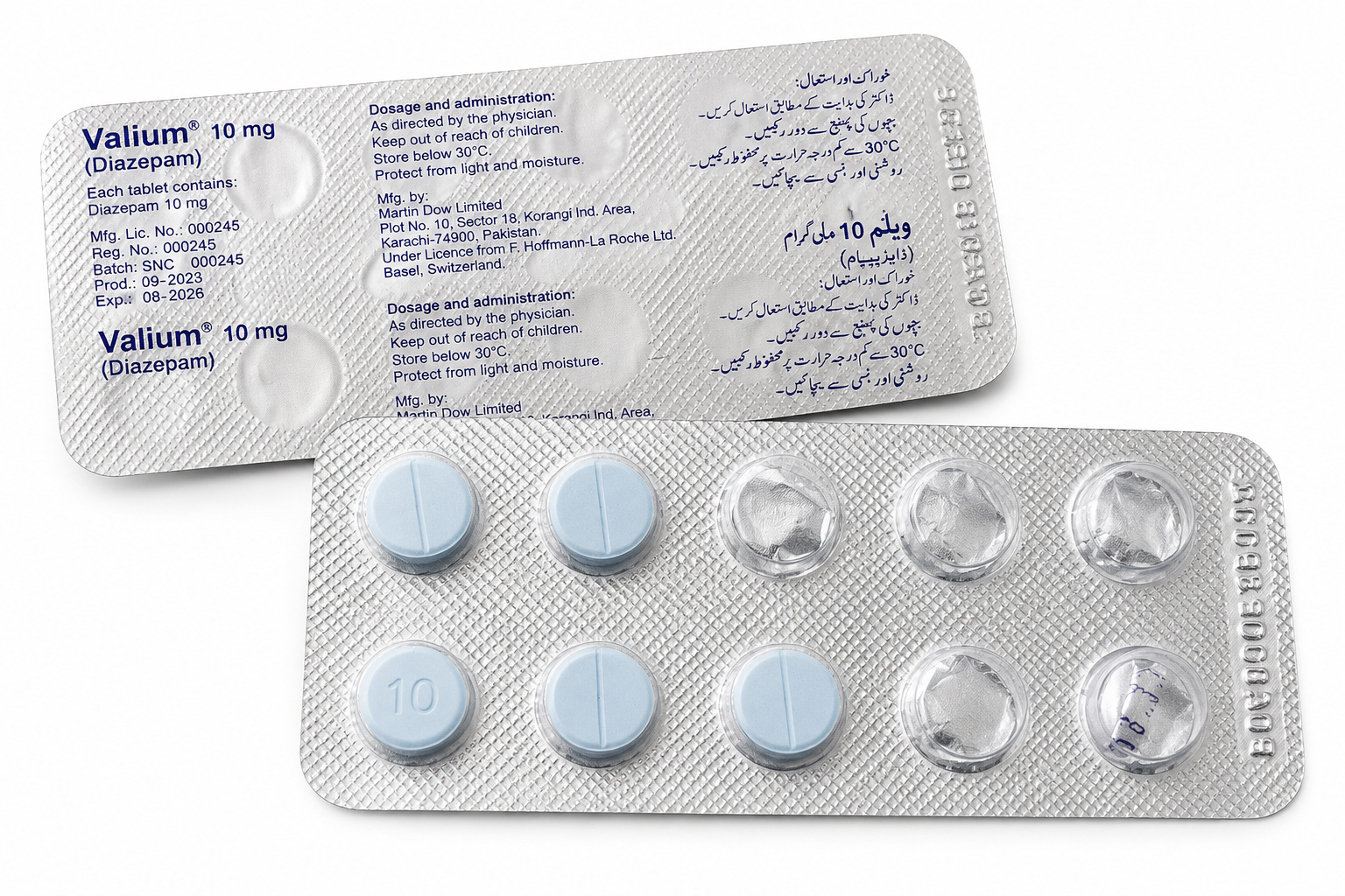 Valium (Martin Dow) 10mg US to US