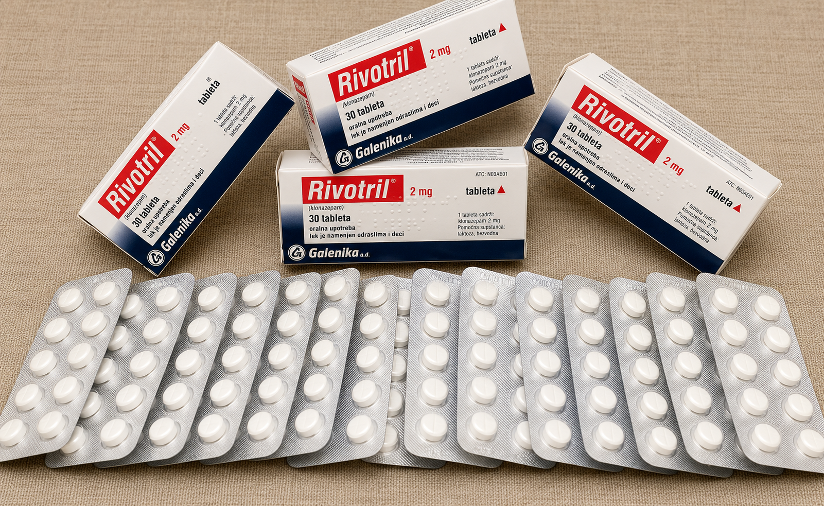 Clonazepam Rivotril 2mg US to US