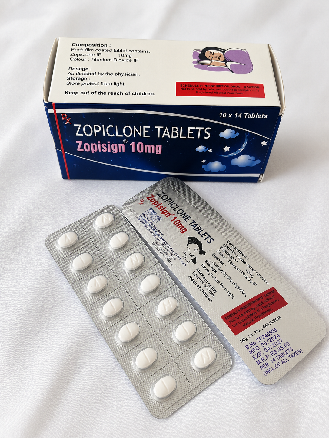 Zopiclone Zopisign 10mg US to US