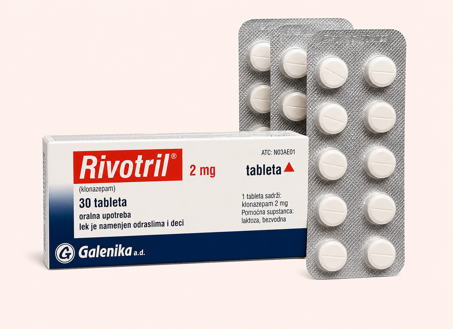 Clonazepam Rivotril 2mg US to US