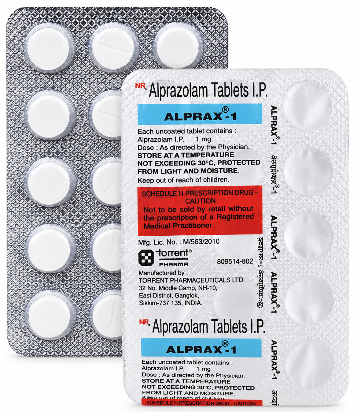 Alprazolam Alprax 1mg US to US